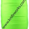 Parachute Cord Neon Green. Nylon construction. 1000 ft. length -Cheap Gear Store knifework rg009s 25149.1566589768