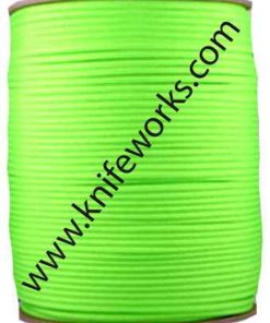 Parachute Cord Neon Green. Nylon construction. 1000 ft. length
