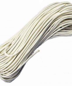 Parachute Cord. White Nylon Construction. 100 ft. length
