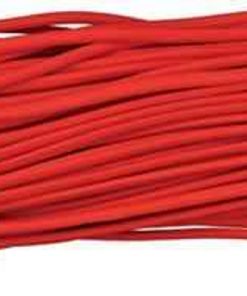 Parachute Cord Red. Nylon construction. 100 ft. length