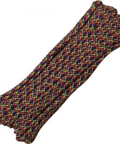 Parachute Cord Hyper. (Purple, green, black, orange, and red).