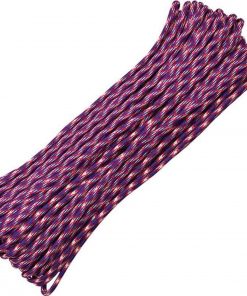 Parachute Cord Purplelicious. (Various shades of purple, white, and pink).