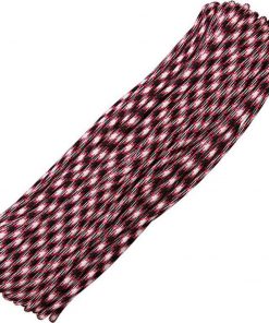 Parachute Cord Girls Night. (Black, red, gray, and white).