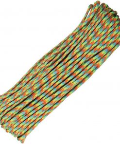 Parachute Cord Dragonfly - (Light blue, orange and yellow). 100 ft.
