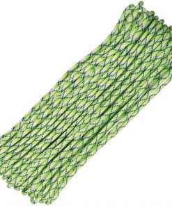 Parachute Cord Flux - (White, neon green, yellow and electric green). 100 ft.