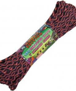 Parachute Cord Reaper - Zombie Edition. (Black, purple and coral). 100 ft.