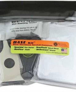 Ultimate Survival Base (Basic Adventure Survival Essentials) Kit, Black JetScream Whistle Tan Sparkie