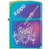 Zippo Z151SKDAG Classic Lighter, Skull and Dagger, Spectrum -Cheap Gear Store knifework z151skdag 34550.1566586786