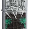 Zippo Z21056 Lighter Hollywood Palm Trees Emblem, Satin Chrome -Cheap Gear Store knifework z21056 87616.1566586813