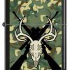 Zippo Z21064CR Classic, Black w/ Camo Deer Slayer -Cheap Gear Store knifework z21064cr 60272.1566586789