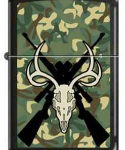 Zippo Z21064CR Classic, Black w/ Camo Deer Slayer