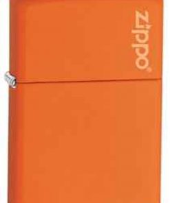 Zippo Z231ZL Classic, Orange Matte w/ Logo