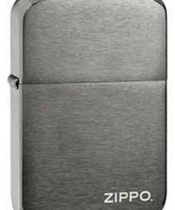 Zippo Z24485, 1941 Replica, Black Ice w/ Logo