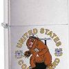 Zippo Z24531 Classic, Brushed Chrome US Coast Guard