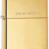 Zippo Z254 Classic Lighter, High Polish Brass with Solid Brass Engraved -Cheap Gear Store knifework z254master 75841.1566586826