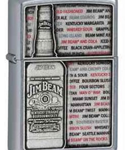 Zippo Z28344 Lighter, Jim Beam Street Chrome