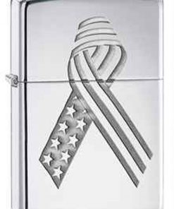 Zippo Z28367 Lighter, Armor High Polish Chrome w/ Ribbon