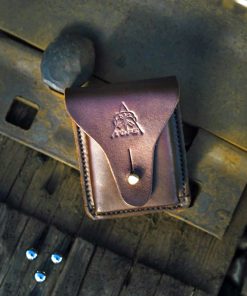 TOPS Knives Leather Bushcraft Pouch (Brown) SHL-LBP-01